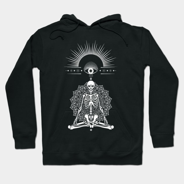 Criss Cross Skelly Sauce Hoodie by Dripmunk Clothing